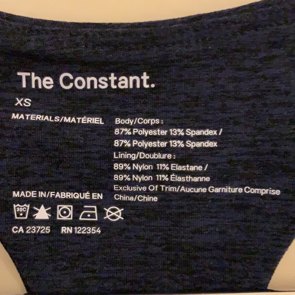 Aritzia the constant bra top in navy in size XS - Picture 5 of 5